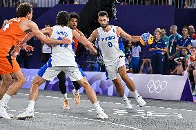 Paris 2024 - France Wins Silver In Men's 3X3 Basketball