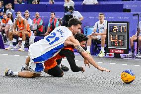 Paris 2024 - France Wins Silver In Men's 3X3 Basketball