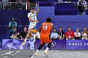 Paris 2024 - France Wins Silver In Men's 3X3 Basketball