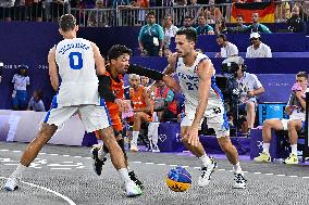 Paris 2024 - France Wins Silver In Men's 3X3 Basketball