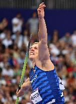 (PARIS2024) FRANCE-PARIS-OLY-ATHLETICS-JAVELIN THROW-MEN