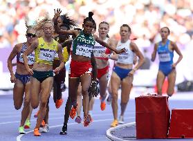 (PARIS2024) FRANCE-PARIS-OLY-ATHLETICS-1500M-WOMEN