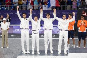 Paris 2024 - France Wins Silver In Men’s Basketball 3x3