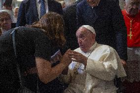 Pope Francis Leads The Vespers - Rome