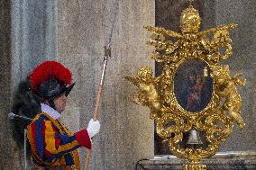 Pope Francis Leads The Vespers - Rome