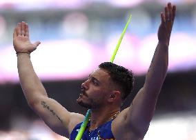 (PARIS2024) FRANCE-PARIS-OLY-ATHLETICS-JAVELIN THROW-MEN