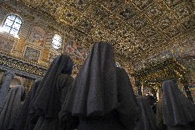 Pope Francis Leads The Vespers - Rome