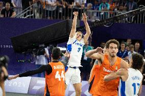 Paris 2024 - Netherlands Take Gold In Men’s Basketball 3x3