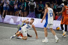 Paris 2024 - Netherlands Take Gold In Men’s Basketball 3x3