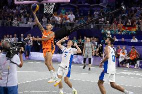 Paris 2024 - Netherlands Take Gold In Men’s Basketball 3x3