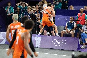 Paris 2024 - Netherlands Take Gold In Men’s Basketball 3x3