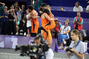 Paris 2024 - Netherlands Take Gold In Men’s Basketball 3x3