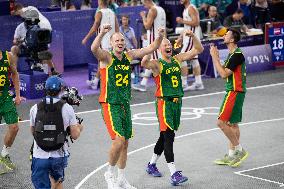 Paris 2024 - Men's Basketball 3x3 - Latvia v Lithuania