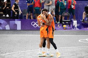 Paris 2024 - Netherlands Take Gold In Men’s Basketball 3x3