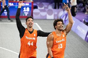 Paris 2024 - Netherlands Take Gold In Men’s Basketball 3x3