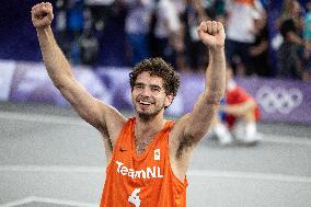 Paris 2024 - Netherlands Take Gold In Men’s Basketball 3x3