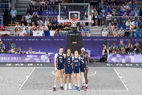 Paris 2024 - Women's Basketball 3x3 - Canada v USA