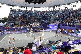 Paris 2024 - Women's Basketball 3x3 - Canada v USA