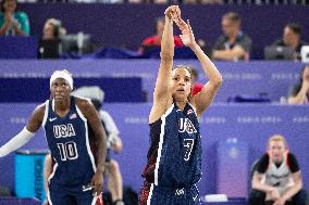 Paris 2024 - Women's Basketball 3x3 - Canada v USA