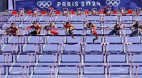 (PARIS2024) FRANCE-PARIS-OLY-ATHLETICS-110M HURDLES-MEN