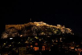 General View Of Acropole And Parthenon - Athens