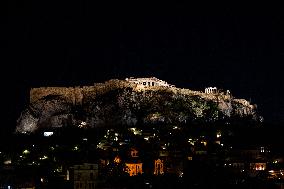 General View Of Acropole And Parthenon - Athens