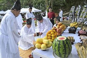 Ceremony in S. Korea on Hiroshima A-bomb anniversary