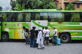 India Bangladesh Bus Service Resumes From Kolkata.