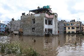 Flooding In Nepal.