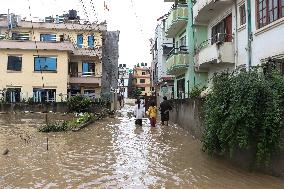 Flooding In Nepal.