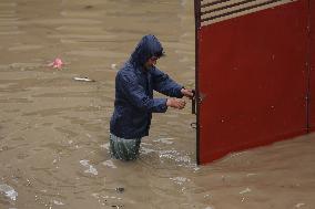 Flooding In Nepal.