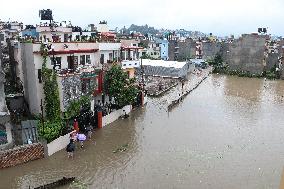 Flooding In Nepal.