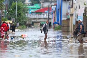 Monsoon Rain Induces Flood In Nepal Affecting Lives