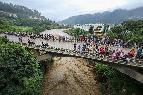 Monsoon Rain Induces Flood In Nepal Affecting Lives