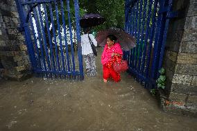 Monsoon Rain Induces Flood In Nepal Affecting Lives