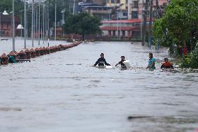 Monsoon Rain Induces Flood In Nepal Affecting Lives