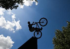 FMB Dirt Jump Competition At Rzeszow Bike Festival 2024