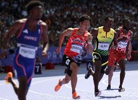 Paris 2024 - France’s Ryan Zeze Qualifies For 200m Final