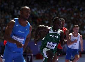 Paris 2024 - France’s Ryan Zeze Qualifies For 200m Final