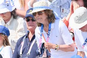 Paris 2024 - Swedish Royals Attend The Jumping