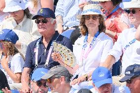 Paris 2024 - Swedish Royals Attend The Jumping