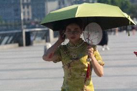 Heat Continues In Shanghai