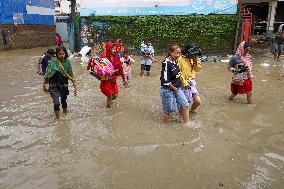 Monsoon Rain Induces Flood In Nepal Affecting Lives