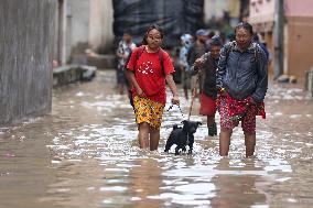 Monsoon Rain Induces Flood In Nepal Affecting Lives