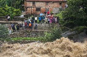 Monsoon Rain Induces Flood In Nepal Affecting Lives