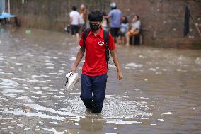 Monsoon Rain Induces Flood In Nepal Affecting Lives