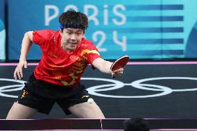 (PARIS2024)FRANCE-PARIS-OLY-TABLE TENNIS