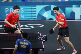 (PARIS2024)FRANCE-PARIS-OLY-TABLE TENNIS