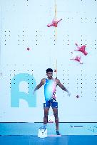 Paris 2024 - Climbing - Bassa Mawen At Men’s Speed Qualification