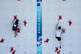 Paris 2024 - Climbing - Men’s Speed Qualification